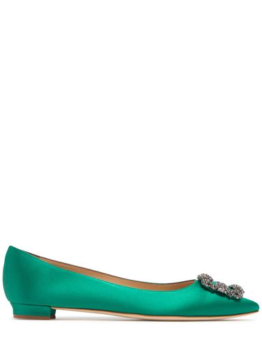 Ballerines En Satin Hangisi 10 Mm - MANOLO BLAHNIK - Modalova