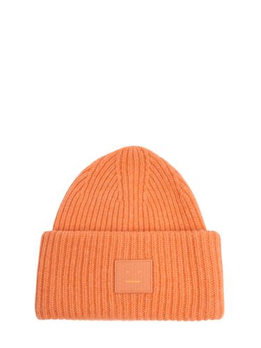 Bonnet En Laine Face - ACNE STUDIOS - Modalova