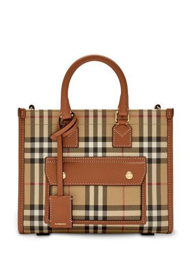 Sac À Main Mini En Toile Freya - BURBERRY - Modalova