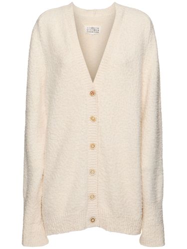 Cardigan Oversize En Coton Mélangé Bouloché - MAISON MARGIELA - Modalova