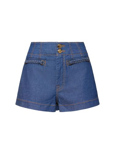 Short En Denim Stretch Wylie - ZIMMERMANN - Modalova