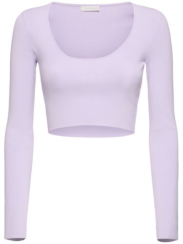 Crop Top En Maille De Viscose Mélangée Acacia - ZIMMERMANN - Modalova