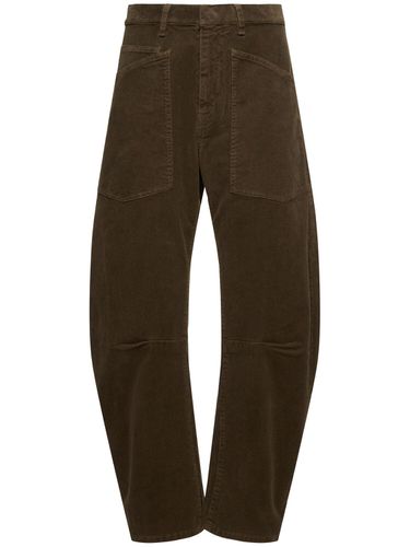 Pantalon Droit En Coton Mélangé Shon - NILI LOTAN - Modalova