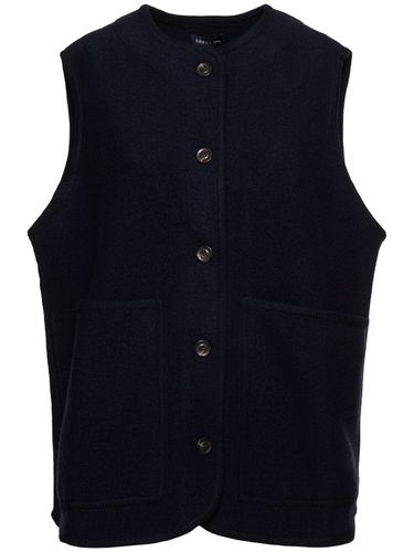 Gilet Boutonné En Laine Chicago - SOEUR - Modalova