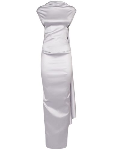 Robe Longue En Satin Drapé Abadan1234 - SPORTMAX - Modalova