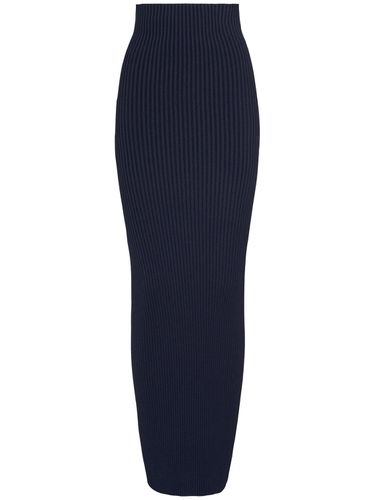 Jupe En Crêpe De Viscose Stretch Côtelée Aprile - MAX MARA - Modalova