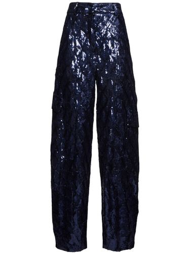 Pantalon Cargo À Sequins - ROTATE - Modalova