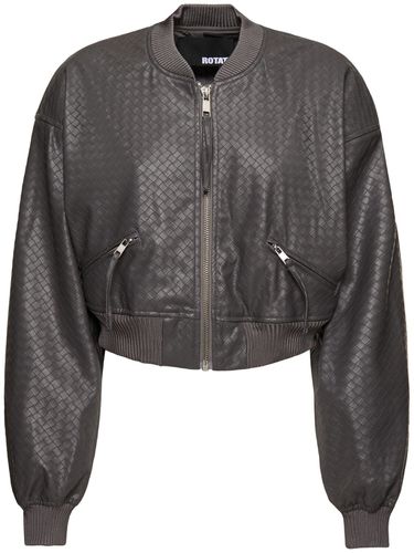 Veste Bomber Courte En Matière Technique Imprimée - ROTATE - Modalova