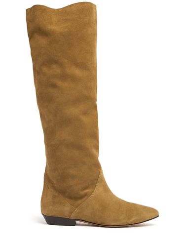 Bottes Hautes En Daim Sayla-gb 10 Mm - ISABEL MARANT - Modalova