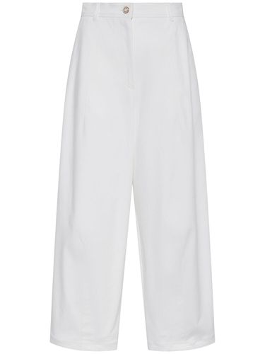 Pantalon Ample En Sergé De Coton Mélangé Mina - MAX MARA - Modalova