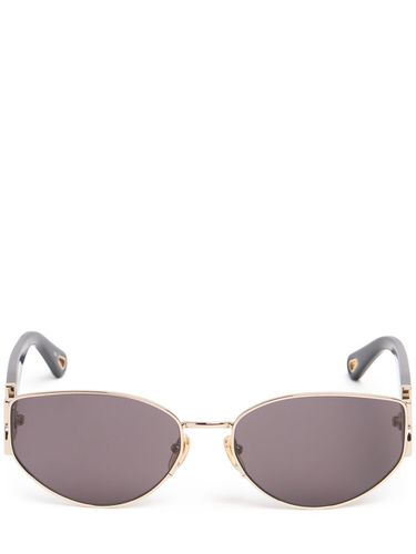 Lunettes De Soleil Rondes En Métal Marcie - CHLOÉ - Modalova