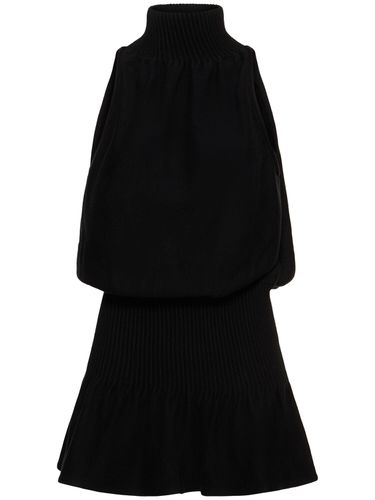 Robe Courte Ruchée À Col Roulé - ALEXANDER WANG - Modalova