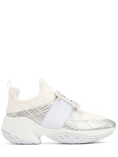 Baskets En Coton Et Mesh Viv Run - ROGER VIVIER - Modalova