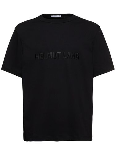 T-shirt En Coton À Logo - HELMUT LANG - Modalova