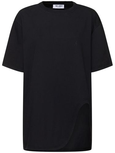 T-shirt Oversize En Jersey Avec Fente - THE ATTICO - Modalova