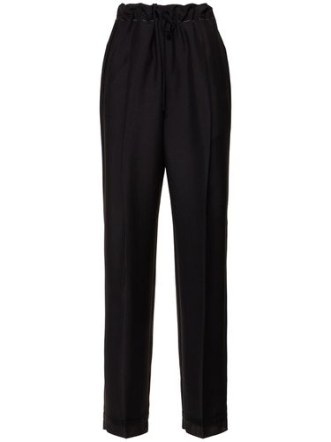 Pantalon Droit En Laine Et Mohair - MAISON MARGIELA - Modalova