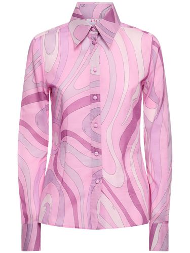 Chemise En Popeline Imprimée - PUCCI - Modalova