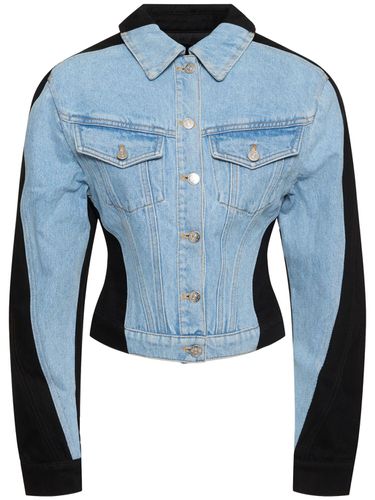 Veste Courte En Denim De Coton - MUGLER - Modalova