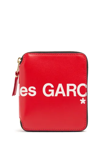 Portefeuille En Cuir À Logo Huge - COMME DES GARÇONS WALLET - Modalova