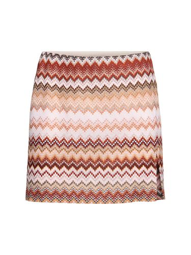 Jupe Courte En Lurex À Chevrons - MISSONI - Modalova