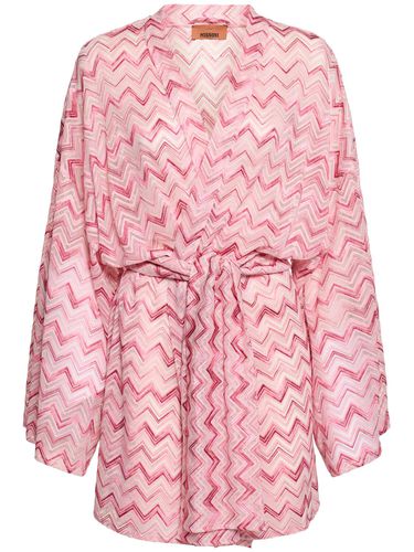 Robe Courte En Tulle À Chevrons - MISSONI - Modalova