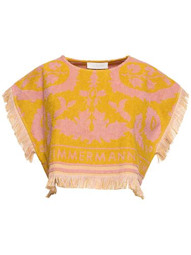 Crop Top En Coton Éponge Wylie - ZIMMERMANN - Modalova