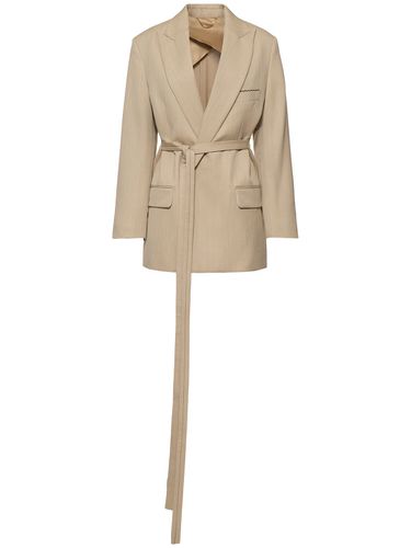 Veste En Laine & Ceinture - VICTORIA BECKHAM - Modalova