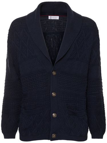 Cardigan En Coton - BRUNELLO CUCINELLI - Modalova