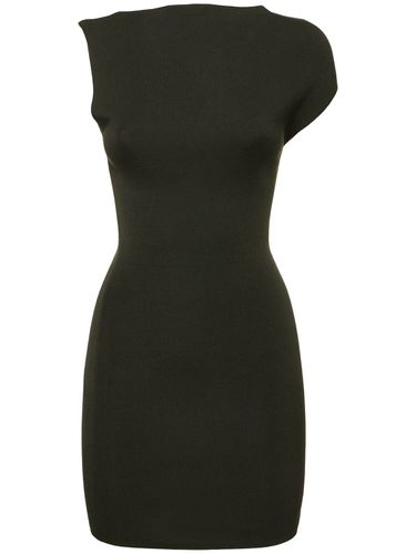 Robe Courte Asymétrique En Maille - ST.AGNI - Modalova