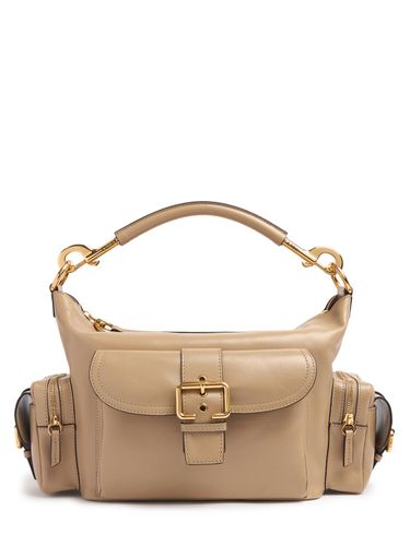 Sac En Cuir Naturel Brillant Camera - CHLOÉ - Modalova