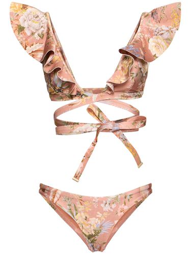 Bikini Imprimé À Volants Tallow - ZIMMERMANN - Modalova