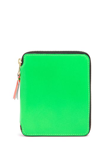 Portefeuille En Cuir Super Fluo - COMME DES GARÇONS WALLET - Modalova