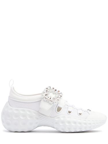 Sneakers En Coton Et Mesh Viv Run - ROGER VIVIER - Modalova