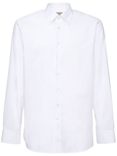 Chemise Boutonnée En Coton À Logo - ETRO - Modalova