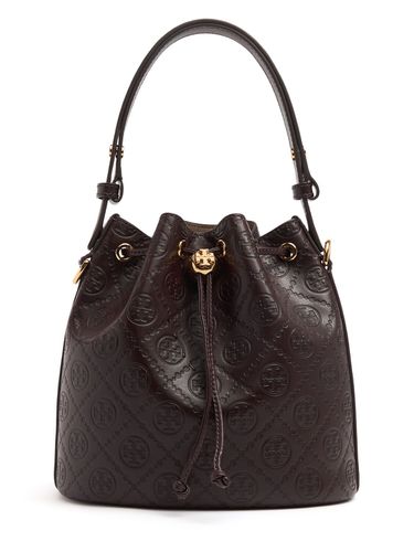 Sac Seau En Cuir À Monogramme T - TORY BURCH - Modalova