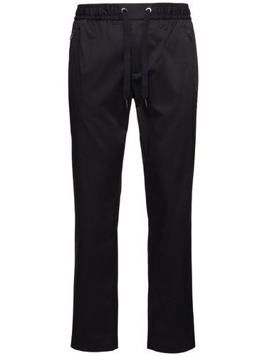 Pantalon De Survêtement En Coton Stretch - DOLCE & GABBANA - Modalova