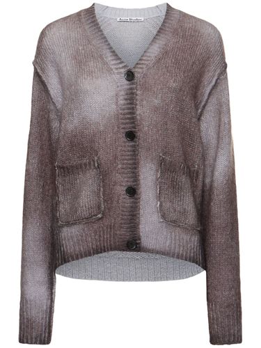 Cardigan En Laine Mélangée Kark - ACNE STUDIOS - Modalova