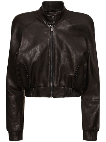 Veste Bomber En Cuir - MAGDA BUTRYM - Modalova