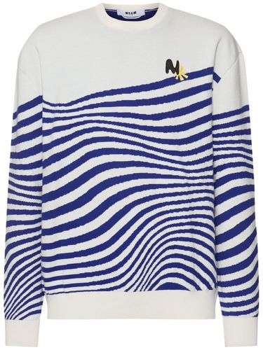 Pull-over En Coton - MSGM - Modalova