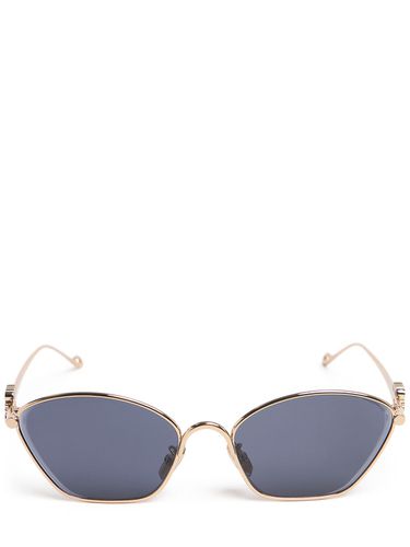 Lunettes De Soleil En Métal À Anagramme - LOEWE - Modalova