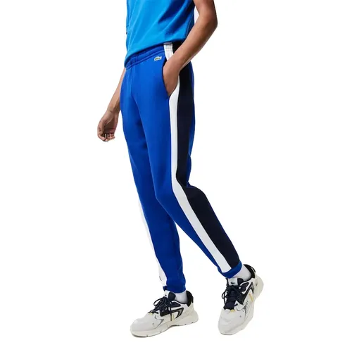 Pantalon jogging homme Lacoste molleton Bleu - ZESHOES