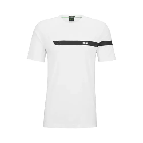 T shirt Boss Stretch Homme Blanc - Boss - Modalova