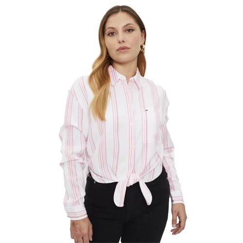 Chemise Front tie stripe shirt - Tommy Jeans - Modalova