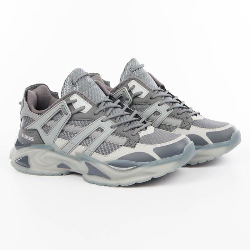 Basket Guess belluno Homme Gris - Guess - Modalova