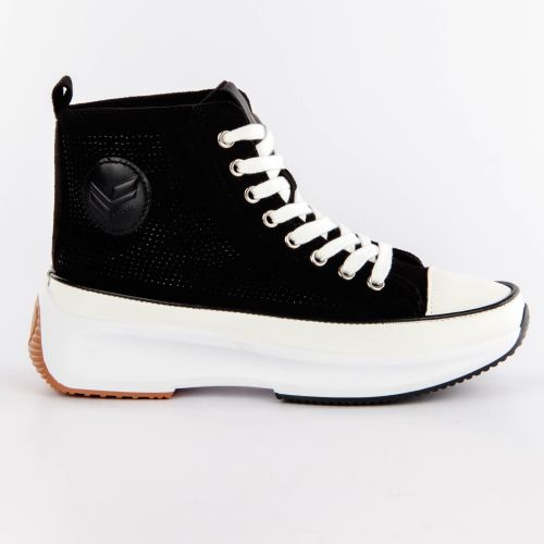 Basket Kaporal Authentic Femme Noir - Kaporal - Modalova