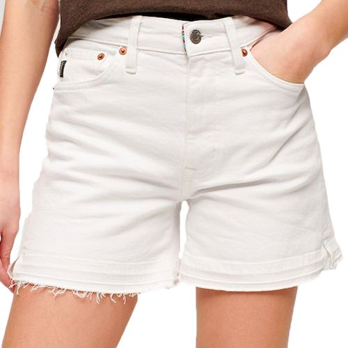 Short Superdry Vintage Femme Blanc - Superdry - Modalova