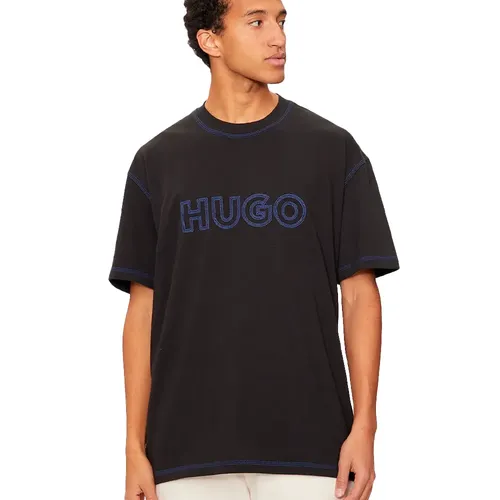 T shirt Hugo Nitlogo Homme Noir - Hugo - Modalova