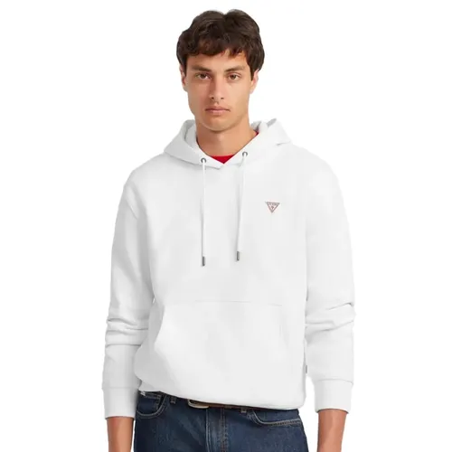 Sweat Guess Triangle G Homme Blanc - Guess - Modalova