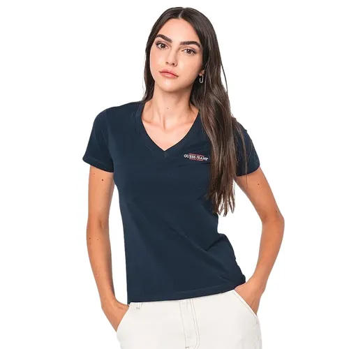 T shirt Guess American Femme Bleu - Guess - Modalova