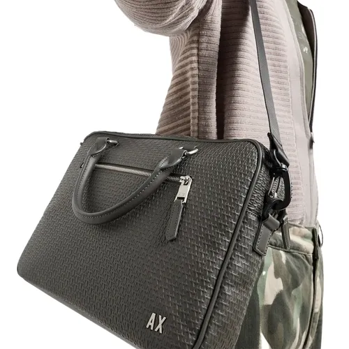 Porte document Relief - Armani Exchange - Modalova